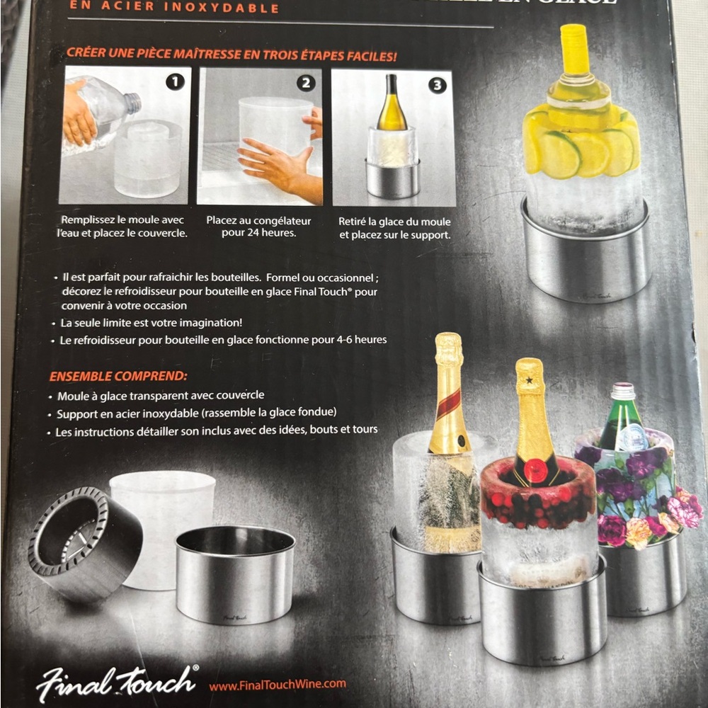 Ice bottle chiller